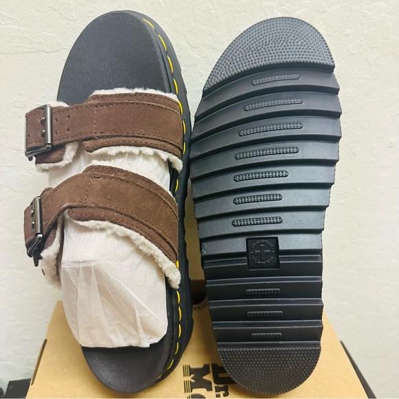 Dr. Martens Myles Faux Fur Platform Sandal main image 7